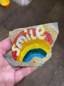 Smile painted by Rachel Fish